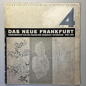 Das Neue Frankfurt. Monatsschrift für die probleme moderner gestaltung / I Jahrgang 1926-1927 n. 4