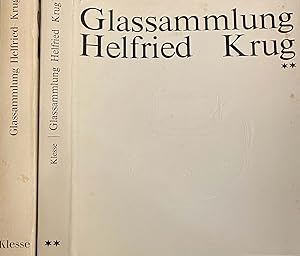 Bild des Verkufers fr Glassammlung Helfried Krug (2-volume set). Beschreibender Katalog mit kunstgeschichtlicher Einfhrung zum Verkauf von Antiquariaat Schot