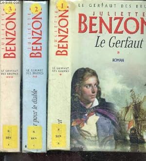 Image du vendeur pour Le gerfaut des brumes - en 3 volumes : tome 1, le gerfaut + tome 2, un collier pour le diable + tome 3, le tresor mis en vente par Le-Livre