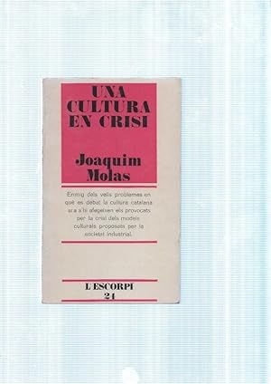 Seller image for Una cultura en crisi for sale by El Boletin