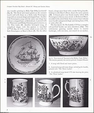 Immagine del venditore per Liverpool Porcelain Ship Bowels in Blue-and-White. An original article from the English Ceramic Circle, 1993. venduto da Cosmo Books