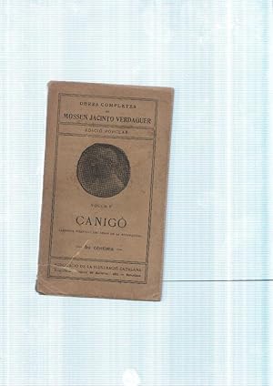 Seller image for Canigo. volum V. Llegenda Pyrenaica del temps de la reconquesta for sale by El Boletin