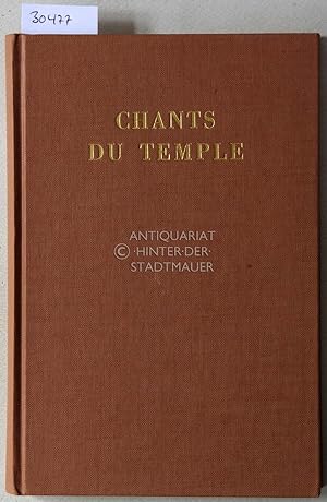 Bild des Verkufers fr Chants du Temple. zum Verkauf von Antiquariat hinter der Stadtmauer