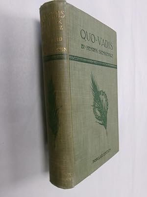 Seller image for Quo Vadis": A Narrative of the Time of Nero for sale by Barker Books & Vintage