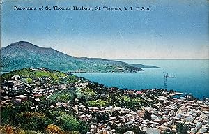 Bild des Verkufers fr Panorama of St. Thomas Harbour, V.I., U.S.A. zum Verkauf von Antiquariat Gerber AG, ILAB/VEBUKU/VSAR