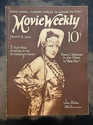 Movie Weekly Magazine: March 8, 1924 Sara Mullen (Vol. IV, No. 5)
