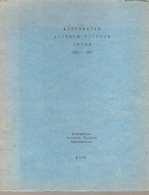 Image du vendeur pour Australian Science Fiction Index 1925-1967 mis en vente par Bob Vinnicombe