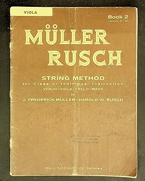 Immagine del venditore per Muller Rusch String Method: Viola (Book 2) venduto da Shopbookaholic Inc