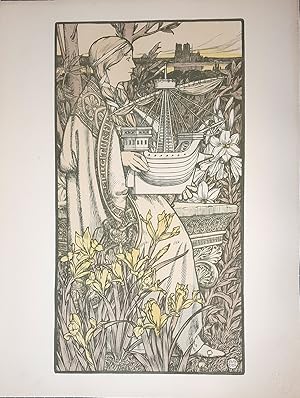 LUTÈCE pour l'Estampe Moderne. Lithographie originale en couleurs.