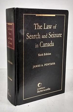 Imagen del vendedor de The Law of Search and Seizure in Canada a la venta por Attic Books (ABAC, ILAB)