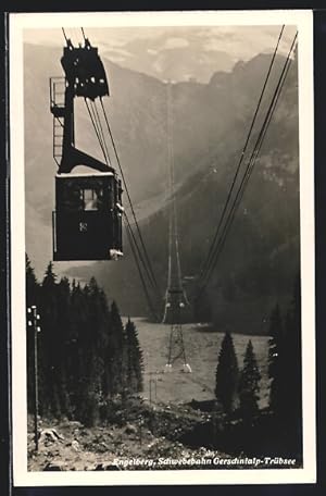 Ansichtskarte Engelberg, Schwebebahn Gerschntalp-Trübsee