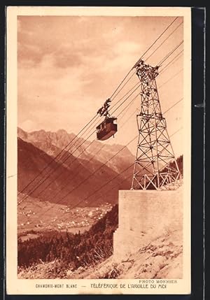 Ansichtskarte Chamonix-Mont Blanc, Téléférique de l`Aiguille du Midi