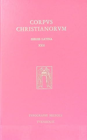 Immagine del venditore per Tractatus. (Corpus Christianorum) Corpus Christianorum; Series Latina, Bd. 22 venduto da Antiquariat Bookfarm