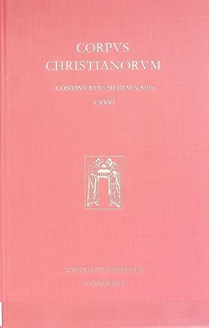 Bild des Verkufers fr Vita sanctae Hildegardis. (Corpus Christianorum) Corpus Christianorum, Continuatio Mediaeualis, Bd. 126 zum Verkauf von Antiquariat Bookfarm