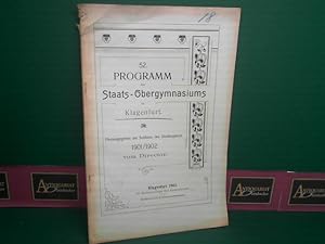 Katalog der Lehrerbibliothekdes Staats-Obergymnasiums in Klagenfurt. (= Beitrag im 52.Programm (J...