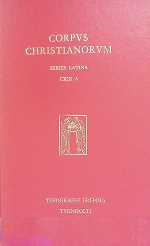 Bild des Verkufers fr Opera exegetica. 2A. De tabernaculo. De templo. In Ezram et Neemiam. (Corpus Christianorum) Corpus Christianorum; Series Latina, Bd. 119a zum Verkauf von Antiquariat Bookfarm