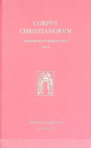 Bild des Verkufers fr Opera latina XVIII (208-212). (Corpus Christianorum) Corpus Christianorum, Continuatio Mediaeualis, Bd. 80 zum Verkauf von Antiquariat Bookfarm