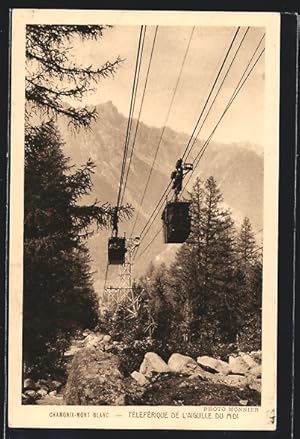 Ansichtskarte Chamonix-Mont Blanc, Téléférique de L` Aiguille du Midi