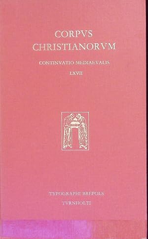 Bild des Verkufers fr Collectaneum miscellaneum. (Corpus Christianorum) Corpus Christianorum, Continuatio Mediaeualis, Bd. 67 zum Verkauf von Antiquariat Bookfarm