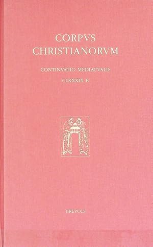 Bild des Verkufers fr Glossae biblicae II. (Corpus Christianorum) Corpus Christianorum, Continuatio Mediaeualis, Bd. 189b zum Verkauf von Antiquariat Bookfarm