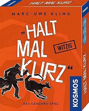 KOSMOS 740382 - Halt mal kurz, Das Känguru-Spiel, Witziges Kartenspiel von Bestsellerautor Marc-U...