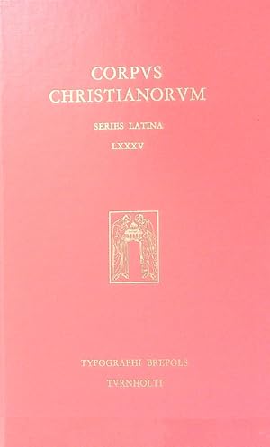 Bild des Verkufers fr Liber ad Renatum monachum; Praefationes latinae genuinae; Exempla sanctorum patrum; Epistula ad beatum Faustum senatorem contra Ioannem Scytham monachum; Confessio sive formula libelli fidei. (Corpus Christianorum) Corpus Christianorum; Series Latina, Bd. 85 zum Verkauf von Antiquariat Bookfarm