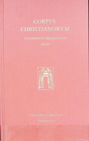Bild des Verkufers fr Opera latina IX (120-122). (Corpus Christianorum) Corpus Christianorum, Continuatio Mediaeualis, Bd. 35 zum Verkauf von Antiquariat Bookfarm