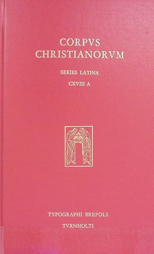 Bild des Verkufers fr Opera exegetica. 1. Libri quatuor in principium Genesis usque ad nativitatem Isaac et eiectionem Ismahelis adnotationum. (Corpus Christianorum) Corpus Christianorum; Series Latina, Bd. 118a zum Verkauf von Antiquariat Bookfarm