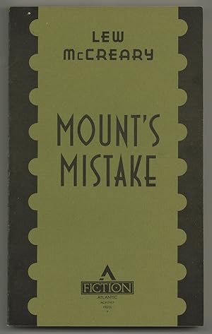 Seller image for Mount's Mistake for sale by Between the Covers-Rare Books, Inc. ABAA