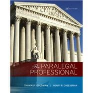 Imagen del vendedor de The Paralegal Professional a la venta por eCampus