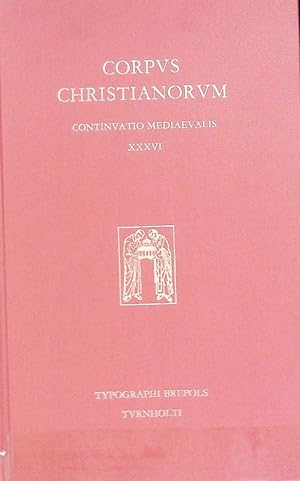 Bild des Verkufers fr Opera latina X (114-117. 119). (Corpus Christianorum) Corpus Christianorum, Continuatio Mediaeualis, Bd. 36 zum Verkauf von Antiquariat Bookfarm