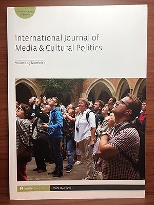 Seller image for International Journal of Media & Cultural Politics, Volume 15, Number 1, 2019 for sale by Rosario Beach Rare Books