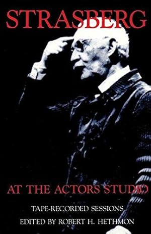 Image du vendeur pour Strasberg at the Actors Studio: Tape Recorded Sessions mis en vente par WeBuyBooks