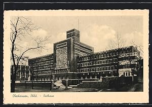 Ansichtskarte Oberhausen /Rhld., Blick auf das Rathaus