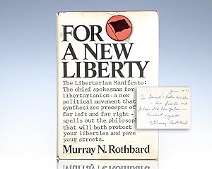 Bild des Verkufers fr For A New Liberty: The Libertarian Manifesto. zum Verkauf von Raptis Rare Books