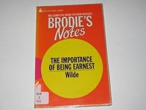 Seller image for BRODIE'S NOTES : THE IMPORTANCE OF BEING EARNEST Paperback Book (1988) for sale by Comics Monster