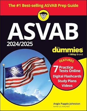 Bild des Verkufers fr 2024/2025 ASVAB For Dummies : Book + 7 Practice Tests + Flashcards + Videos Online zum Verkauf von AHA-BUCH GmbH