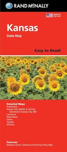 Seller image for Rand McNally Easy to Read Folded Map: Kansas State Map for sale by moluna