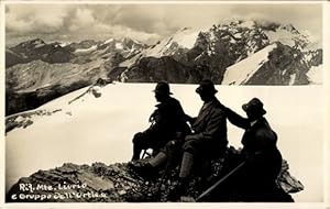 Ansichtskarte / Postkarte Ortler-Alpen, Bergsteiger, Bergkette