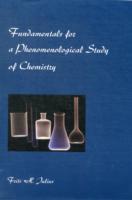 Bild des Verkufers fr Fundamentals for a Phenomenological Study of Chemistry zum Verkauf von moluna