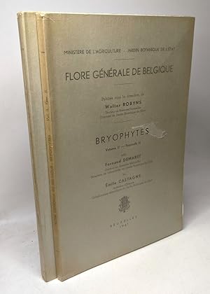 Bryophytes - Vol. II - fascicule 2 et 3 - édités ente 1961 et 1964 - Flore générale de Belgique