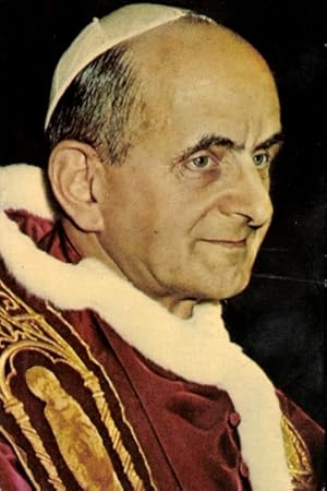 Ansichtskarte / Postkarte Papst Paul VI., Giovanni Battista Enrico Antonio Maria Montini, Portrait