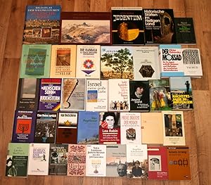 37 Bücher - ISRAEL, JERUSALEM, JUDENTUM - jüdische Kultur und Religion.