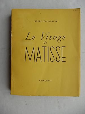 Seller image for Le visage de Matisse for sale by La Bouquinerie des Antres
