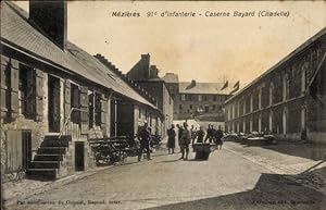 Ansichtskarte / Postkarte Mézières Ardennes, Bayard Kaserne, Zitadelle, 91te Infanterie