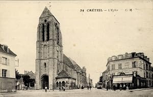 Ansichtskarte / Postkarte Créteil Val de Marne, Kirche