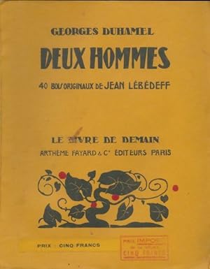 Image du vendeur pour Deux hommes - Georges Duhamel mis en vente par Book Hmisphres