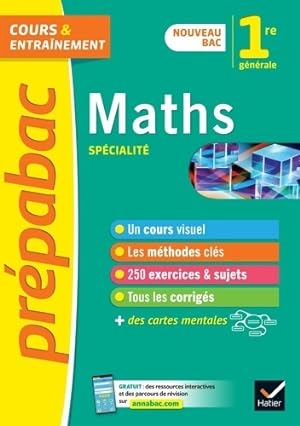 Pr pabac maths 1re g n rale (sp cialit ) : Nouveau programme de premi re - Michel Abadie