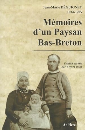 Immagine del venditore per M?moires d'un paysan bas-breton - Jean-Marie Deguignet venduto da Book Hmisphres