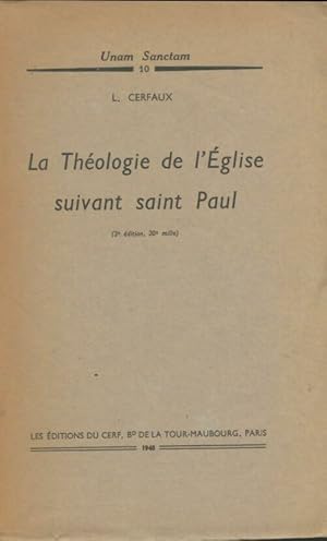 Imagen del vendedor de La th?ologie de l'?glise suivant Saint Paul - Mgr L. Cerfaux a la venta por Book Hmisphres